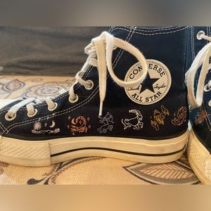 Black Astrology Special Edition Converse High Tops
